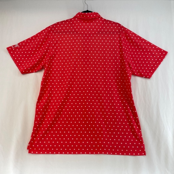 Donald Ross Sportswear Canadian Leaf Red Golf Polo Men’s Size Medium - Picture 9 of 12